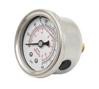 Veicolo Pesante Compact Automotive Olio Messore Pressione 1/8NPT Monti in Reale Calibro Monitoraggio Monitoraggio 0-160 Intervallo Pressione del Carburante Universale per Auto