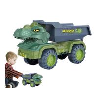 Veicolo tecnico con dinosauri | Trasporto di dinosauri, furgoni, veicolo, auto, giocattolo per piccoli