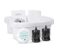 veicomtech Ionic - Macchina per la disintossicazione del pediluvio, detergente per piedi per pediluvio, spa per uso domestico, salone di bellezza, spa (2 matrice, 100 fodere)