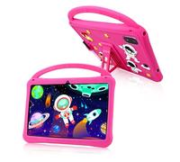 Veidoo Tablet Android da 10 pollici per bambini, 3 GB di RAM+32 GB ROM, tablet con custodia antiurto, WiFi, doppia fotocamera, schermo HD IPS, app per il controllo genitori, stilo incluso, giochi