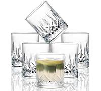 VEILEDGEM Set di 6 bicchieri infrangibili in plastica dura da 255 ml, infrangibili, in plastica dura, senza BPA, riutilizzabili, da cucina, colore: trasparente