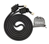 veimia Corda di flusso per fitness ad alte prestazioni corda da allenamento a doppio tessuto regolabile flusso corda per saltare per uomini donne allenamento indoor outdoor cardio esercizio corda per