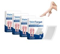 Vein Target Microneedle Patch, Nuovi Cerotti per Vene Varicose, Trattamento Gambe con Ingredienti Naturali per, Cura della Pelle e del Corpo per Tutti i Tipi di Pelle (4 Pezzi)