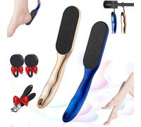 Veinsgrain Foot File, Veins Grain Foot File, Professional Nanoglass Foot File, Nano Glass Foot File Callus Remover, Safe and to Remove Hard Skin and Dead Skin Foot Scrubber, Foot Care Tools (2PCS-C)