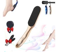 Veinsgrain Foot File, Veins Grain Foot File, Professional Nanoglass Foot File, Nano Glass Foot File Callus Remover, Safe and to Remove Hard Skin and Dead Skin Foot Scrubber, Foot Care Tools (Gold)
