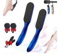 Veinsgrain Foot File, Veins Grain Foot File, Professional Nanoglass Foot File, Nano Glass Foot File Callus Remover, Safe and to Remove Hard Skin and Dead Skin Foot Scrubber, Foot Care Tools (2PCS-A)