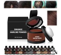 Veinsgrain Hair Color,Veinsgrain Root Cover Up,Veinsgrain Hair Powder,Veinsgrain Hair Touch Up,Veins Grain Hairline Powder,Enhance Hairline Powder for Women Men (02 Auburn, 1)