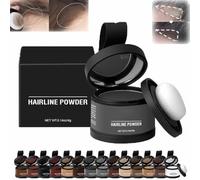 Veinsgrain Hair Color,Veinsgrain Root Coverup,Hairline Powder Instantly Conceals Hair Loss,Root Touch Up Hair Powder,Hairline Powder,Windproof & Sweatproof,for Thinning Hair,Root Cover Up (#07)
