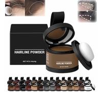 Veinsgrain Hair Color,Veinsgrain Root Coverup,Hairline Powder Instantly Conceals Hair Loss,Root Touch Up Hair Powder,Hairline Powder,Windproof & Sweatproof,for Thinning Hair,Root Cover Up (#11)