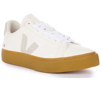 Veja Campo Chromefree Leather Trainer Lace Up White Gum Sole Womens EU 36-42