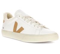 VEJA Campo Inverno Fured Bianco Deserto Basso Top Donna Trainer Bianco UK 3 - 8