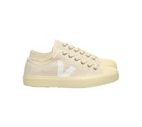Veja Fair Trade - Scarpe in tela di cotone biologico - Wata II Low Pierre White per Donne in Cotone - Taglia 39 - Beige
