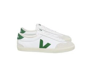 Veja Fair Trade - Sneakers retrò in canvas di cotone - Volley White Emeraude per Uomo in Cotone - Taglia 39 - Bianco