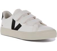 VEJA Recife Chromfree Camoscio Triplo Cinturino Fissare Sportivo Nero Donna UK 3