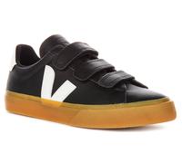 Veja Recife Logo Chromefree Leather Sneakers Da Donna In Nero E Bianco EU 36-42