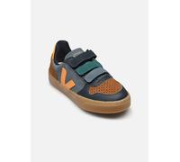 Veja - Small V-10 Velcro Suede Blu - Sneakers 34 Blu