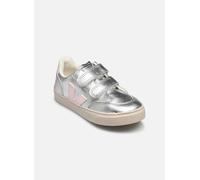 Veja - Small V-12 Velcro Leather Argento - Sneakers 31 Argento