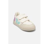 Veja - Small V-12 Velcro Leather Bianco - Sneakers 23 Bianco