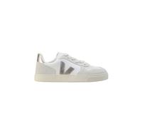 Veja - Small V-10 Laces Chromefree Leather Bianco - Sneakers 35 Bianco