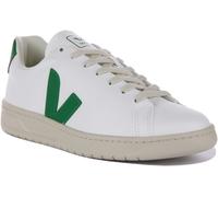 Veja Urca Cotone Lavorato In Pelle Lace Up Uomo Trainer Bianco Verde EU 41-46