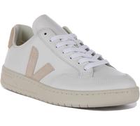 Veja V-12 In Pelle Marsala Leggero Sneakers Da Uomo Bianche Multi UK 6 - 14