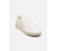 Veja Fair Trade - Sneakers in pelle - V-12 Extra-White Sable in Pelle - Taglia 43 - Bianco