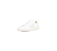 Veja Fair Trade - Sneakers donna - V12 Leather Extra White Sable per Donne, in Pelle - Bianco Bianco 39