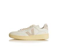 Veja V-90 O. T. Lea Ot - Sneaker da uomo in pelle con logo laterale, bianco, 46 EU