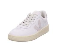 Veja V-90 O. T. Lea Ot - Sneaker da uomo in pelle con logo laterale, bianco, 46 EU