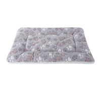 Vejaoo Morbido Cuscino Coperta Calda Coperta Cucciolo di Cane Gatto Letto Caldo e Morbido,Letto di Cane/Gatto XZ006 (Grey Paw, 79 * 60 CM)