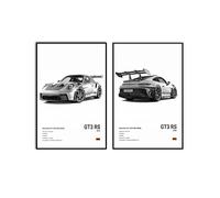 VejiA Poster su tela da parete con auto 911 GT Turbo, poster per uomo, decorazione estetica per camera da letto, senza cornice 05, 16 x 24 cm