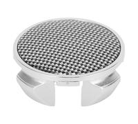 VekAuto 1 Pz Tappi Centrali Ruota Coppe Mozzo Cerchi Coppe Mozzo Cerchi OD: 62mm/2.44" Universale in Plastica Tono Argento per Honda con Adesivo a Graduale fibre di Carbonio