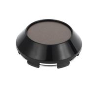 VekAuto 1 Tappi Centro Ruota Coprimozzo Cerchi Coprimozzo OD: 68mm/2.68" Universale in Plastica Nera per BMW Serie 3 4 5 con Adesivo Tono Bronzo