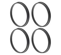 VekAuto 93.1mm a 87.1mm Anelli Centrici del Mozzo della Ruota dell'Auto in Poliuretano Nero Ruote Centro Albero Assorbente Colpi Hubrings 4 Pz