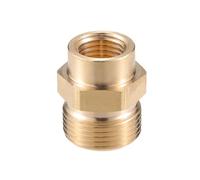 VekAuto Connettore per Idropulitrice, M14x1.5 a 22mm M22x1.5 Maschio e Femmina Adattatore in Ottone per Tubo Flessibile Universale per Idropulitrice Tono in Rame