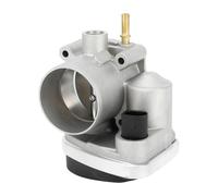 VekAuto Corpo Farfallato Compatibile per RENAULT CLIO MK3 MEGANE MODUS SCENIC MK2 1.4, 1.6, 58mm Lega di Alluminio Tono Argento Attuatore Corpo Farfallato Motore