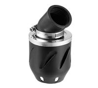 VekAuto Filtro dell'aria per motociclette, 35mm 1.38" ID 140x70mm Universale per motociclette ATV in lega di alluminio resistente colore nero