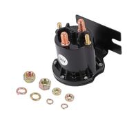 VekAuto Relè A Solenoide Pesante Per EZGO RXV 2008+ 1 Pezzo | Colore: Nero. Materiale: Metallo, Plastica. Tensione: 36V. Corrente: 100A. Terminali: 4. Adatto Per Golf Cart Elettrico.