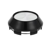 VekAuto Tappi centrali per mozzo ruota auto, 68 mm 2.68" OD Copertura mozzo centrale universale per auto e camion Resistente ai graffi Design elegante Plastica Argento Nero