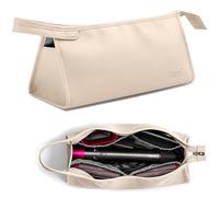 Veki Borsa da Viaggio Compatibile per Dyson Airwrap Arricciacapelli, Beige | Borsa Organizer per Dyson Supersonic, Custodia da Viaggio per Shark Flexstyle e Phon Dyson, Capelli e Accessori