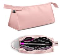Veki Borsa da Viaggio Compatibile per Dyson Airwrap Arricciacapelli, Rosa | Borsa Organizer per Dyson Supersonic, Custodia da Viaggio per Shark Flexstyle e Phon Dyson, Capelli e Accessori