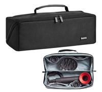 Veki Borsa da Viaggio Portatile Compatibile con Dyson Airwrap Styler e Shark, Borsa Impermeabile per Asciugacapelli, Custodia da Viaggio per Dyson Supersonic Capelli e Accessori (Nero Oxford)