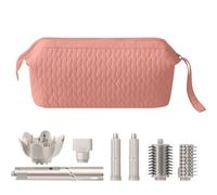 Veki Porta per Dyson Airwrap da Viaggio, Borsa per Dyson Asciugacapelli | Organizer Viaggio Impermeabile per Shark FlexStyle e Dyson Supersonic, Piastra e Accessori, Rosa, 37×20×16cm