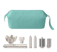 Veki Porta per Dyson Airwrap da Viaggio, Borsa per Dyson Asciugacapelli | Organizer Viaggio Impermeabile per Shark FlexStyle e Dyson Supersonic, Piastra e Accessori, Verde, 37×20×16cm