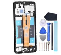 VEKIR Schermo LCD Touch Digitizer sostituzione con telaio dello schermo per Samsung Galaxy A06 SM-A065F Include strumenti di smontaggio