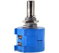 VekkEr Potenziometri Trimmer, Potenziometro 200 Ohm Potenziometro multigiro di precisione Componente elettronico con Resistenza Regolabile a 10 Anelli