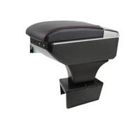 Vekoro consolle Centrale Box bracciolo for Auto, Console Centrale, per Ford KA USB(C1 Red Line 7USB)