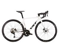 VEKTOR E-SCUD 2.0 SHIMANO 105 2x12V BIANCO REFLEX ROSA MONOCOLORE