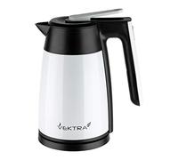 Vektra VEK-1703W Bollitore, Acciaio Inossidabile, Bianco