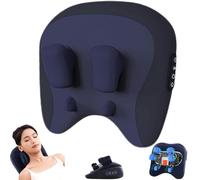 Vel-more Pillow Neck & Shoulder Massager, Vel-more - Pillow Neck & Shoulder Massager, with 6d Massage Head, Three Modes and Strengths, Heat, Adjustments, for Necks, Shoulders, Legs (Blue)
